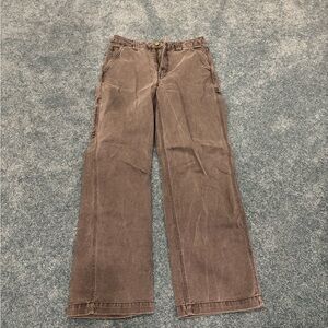 TNA Aritzia 90s Utility pants work pants straight leg high waist women’s sz 4